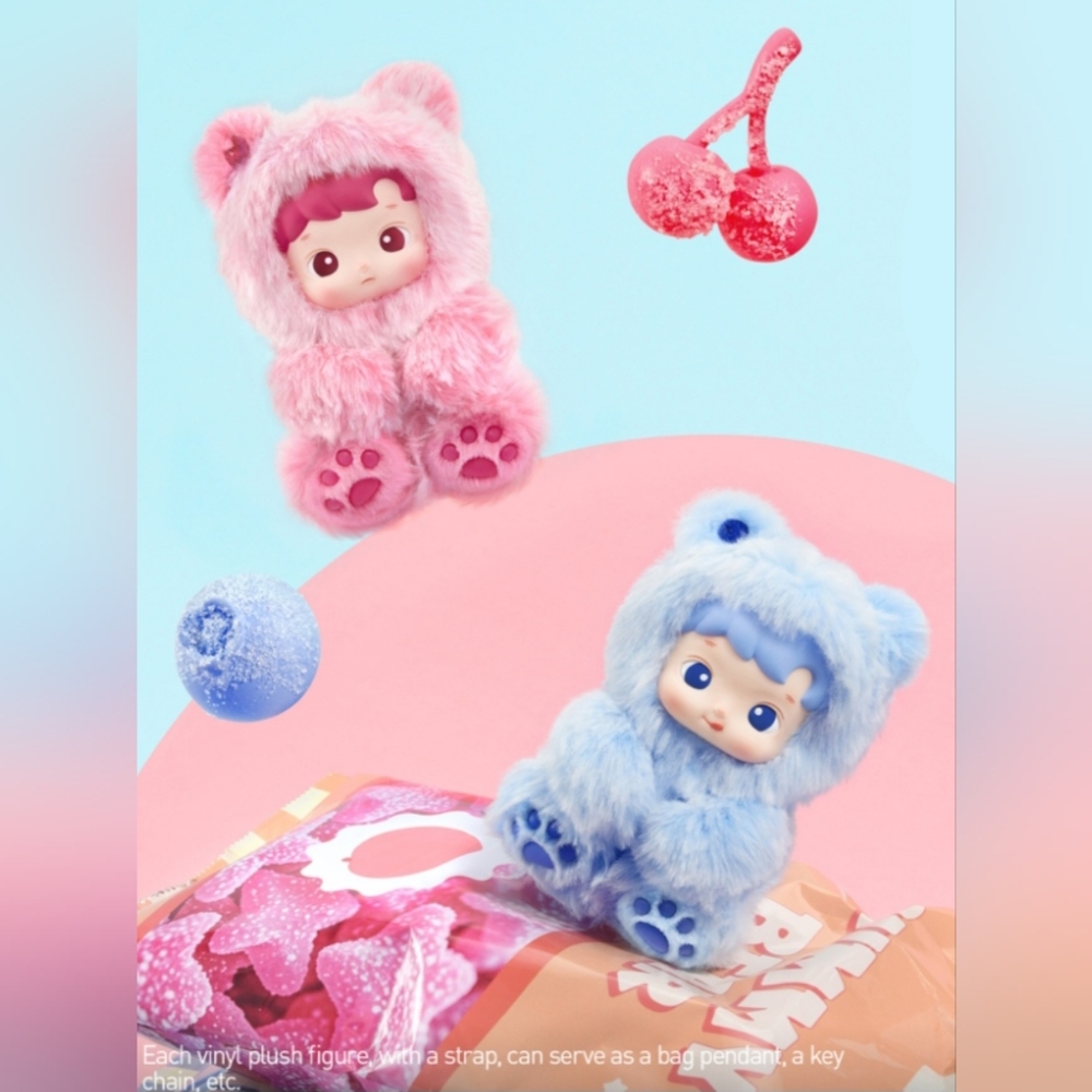 Pop Mart Hacipupu Gummy Bear Series Vinyl Plush Pendant - Blind Box 💯 Authentic